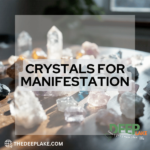 crystals on a table